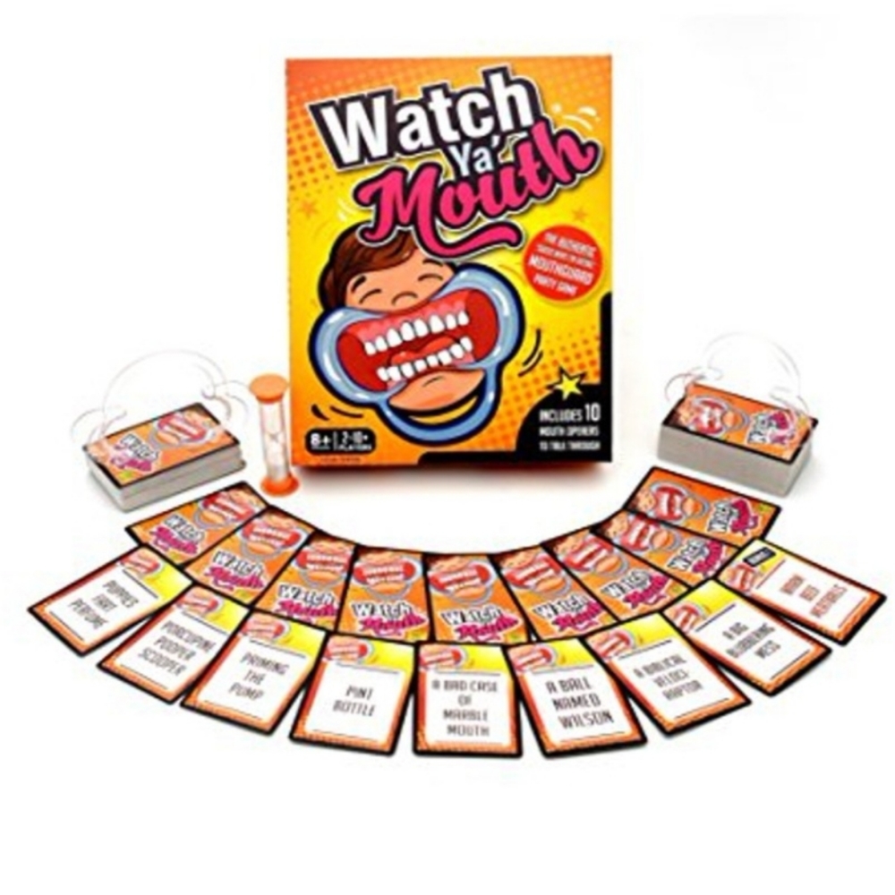 New! Watch Ya' Mouth Authentic Guess What I'm Saying Party Game! -Family Edition